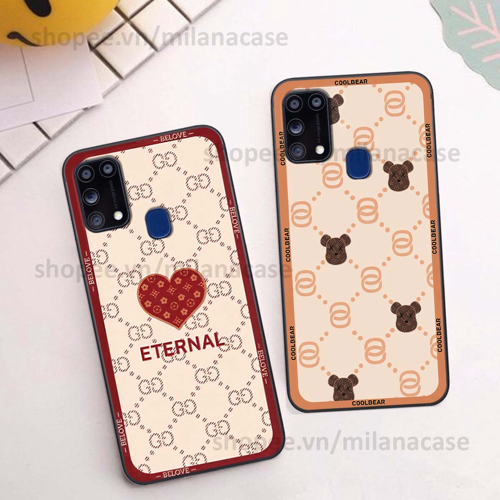 Ốp Samsung M31 hình trái tim be love tình yêu siêu đẹp, cá tính, thời trang