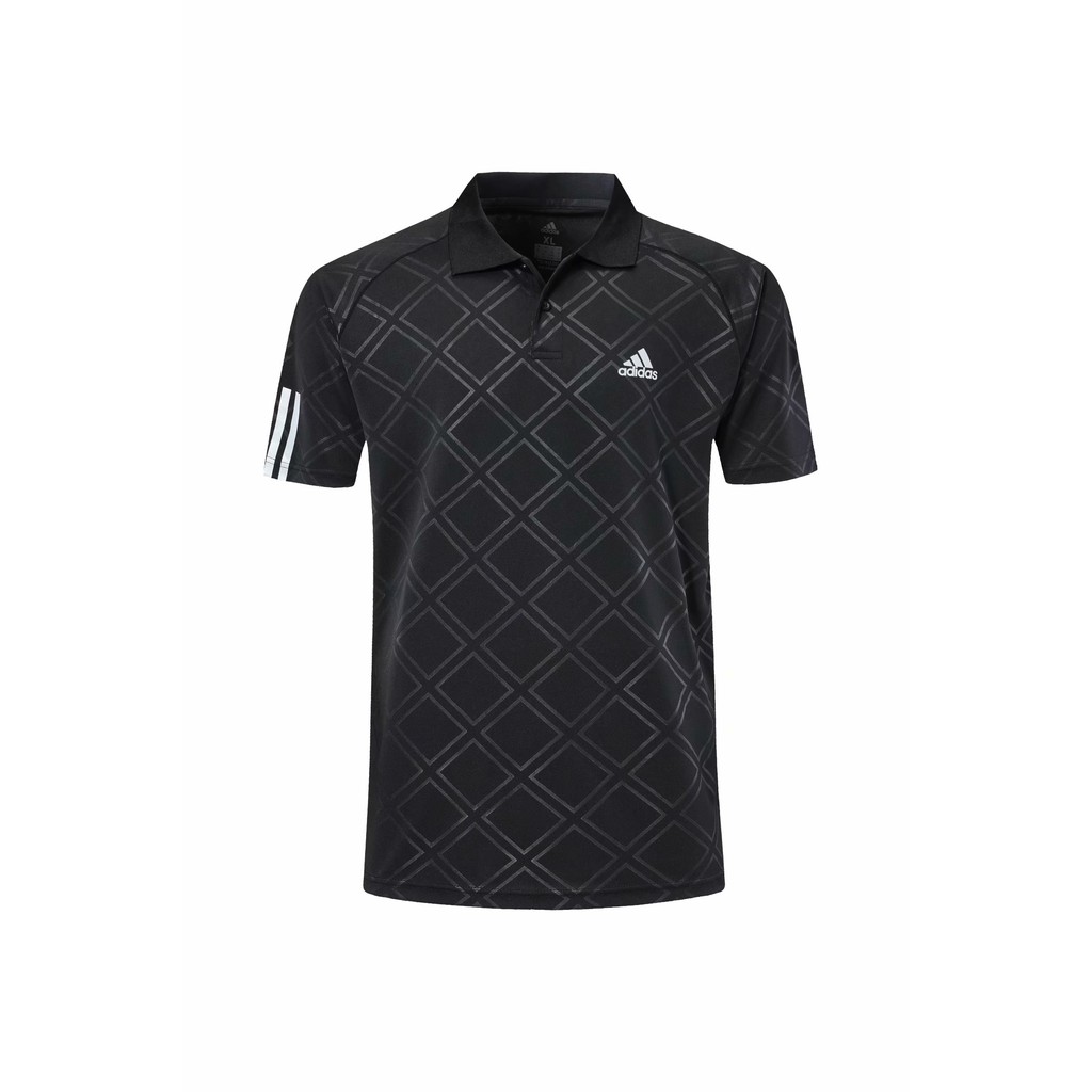 Adidas đang nam game thể thao cái áo thun cộc tay chạy bộ POLO cộc tay áo khoác áo dài vui đùa được bọc