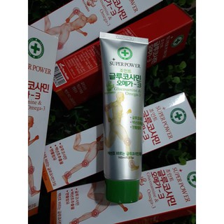 Hộp dầu xoa bóp SUPER POWER Hàn Quốc hộp 165ml (Glucosamine & Omega-3)