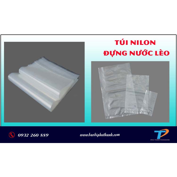 Túi Nilong/ Túi PE Không Quai Đựng Nước Chấm, Bịch Nilong Múc Nước Lèo Nhiều Kích Cỡ