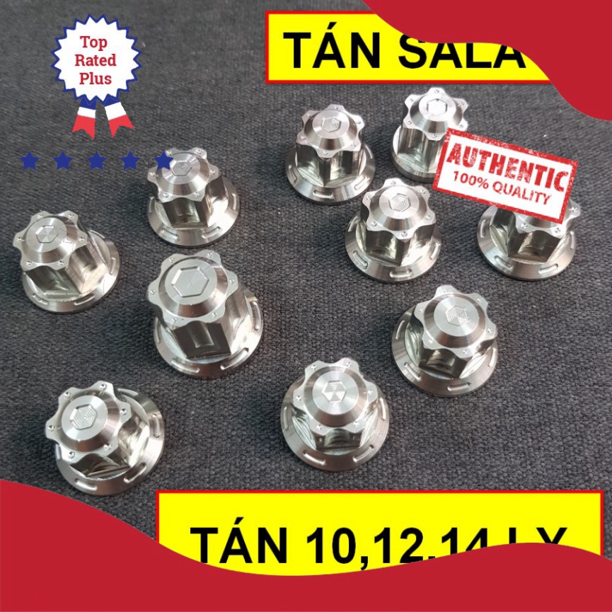 [HCM XẢ KHO MÙA DỊCH] Tán Salaya, ốc salaya inox CNC gắn cốt bánh, cốt phuộc xe máy ( ĐẦY ĐỦ SIZE )