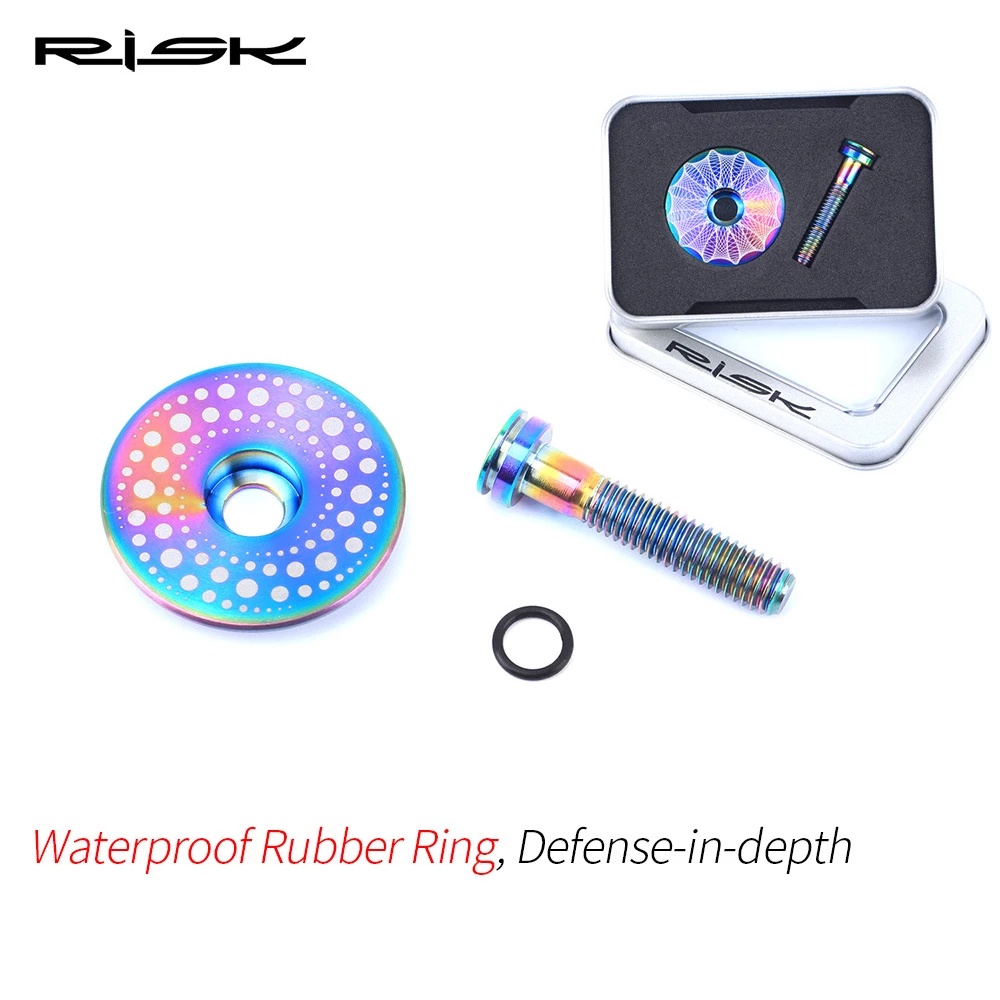 Nắp Đậy Đầu Trục Xe Đạp Leo Núi Bằng Hợp Kim Titan 28.6mm 1 1/8"