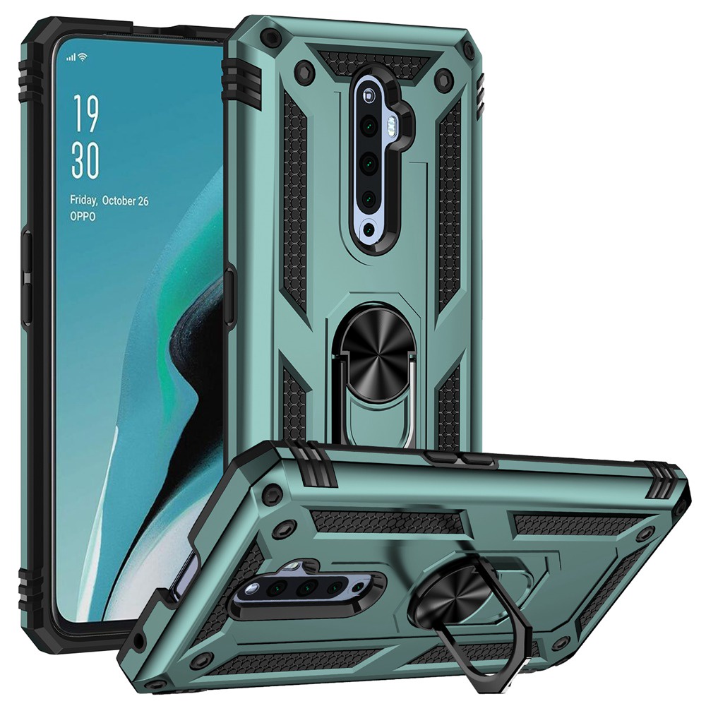 Ốp Điện Thoại PC Cứng Kèm Vòng Khuyên Đỡ Chống Sốc Cho Oppo Reno 2Z / 2F Oppo Reno2 Z F