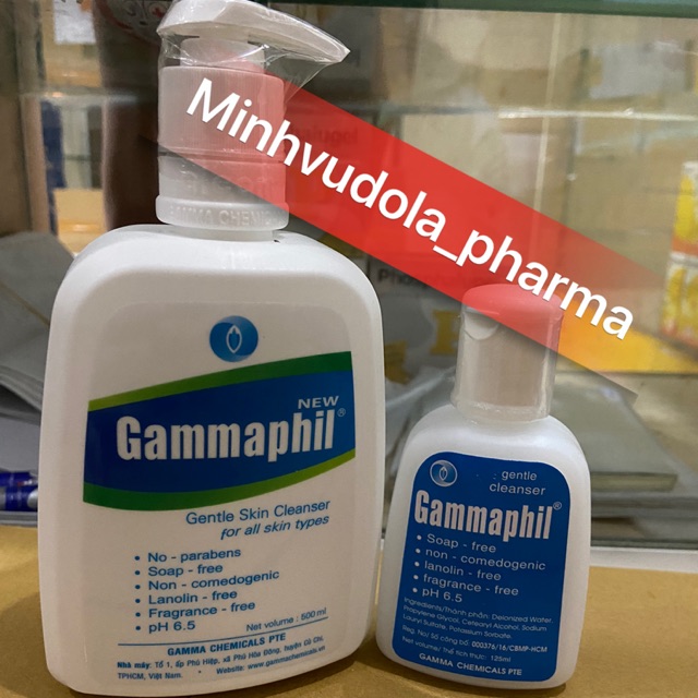 Sữa rửa mặt Gammaphil (chai 125ml và 500ml)