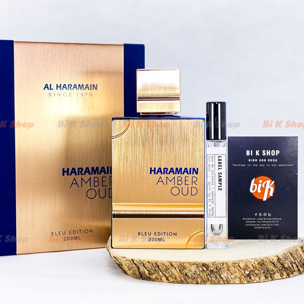 Bi K Shop - Nước hoa nam Amber Oud Bleu Edition Al Haramain [Mẫu thử]