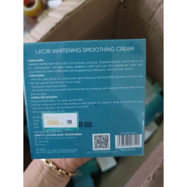 Kem Dưỡng Da Ban Đêm Whitening Smoothing Cream Drlacir | BigBuy360 - bigbuy360.vn