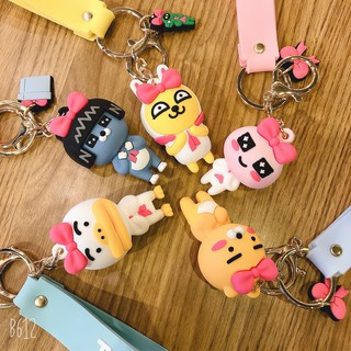 INS Cute Korean Kakaofriends Apeach Ryan Móc Khoá 3D Silicon Keychain