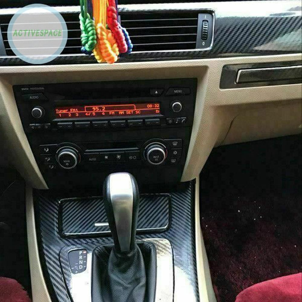 Khung Bọc Cần Gạt Số Bằng Sợi Carbon Cho Xe Hơi Bmw 3 Series E90 2005-2012