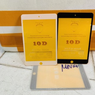 Kính cường lực 10d cho ipad mini 5 2019/ ipad mini 4 full keo màn hình, full viền màu