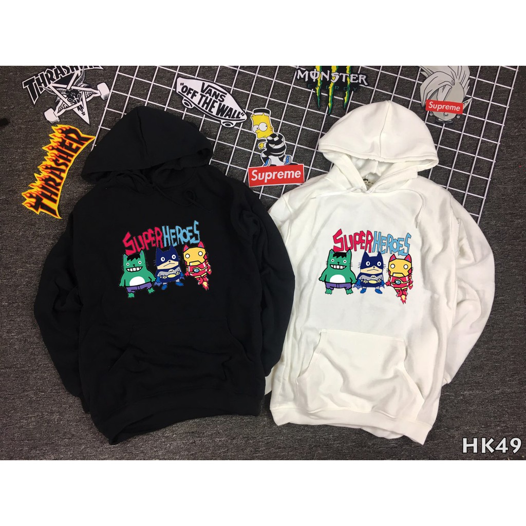 [Có VIDEO + ẢNH THẬT] Áo Hoodie nỉ bông có nón HK49