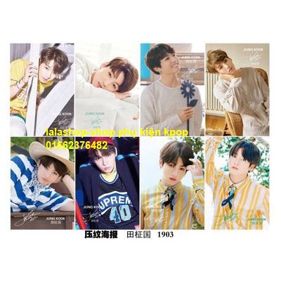 [MUA 1 TẶNG 1 - CÓ ẢNH THẬT- NHIỀU MẪU]POSTER BTS THÀNH VIÊN JUNGKOOK,JIMIN,V