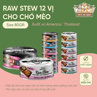 Absolute Holistic / Pate cao cấp thịt thật Raw Stew dành cho chó mèo