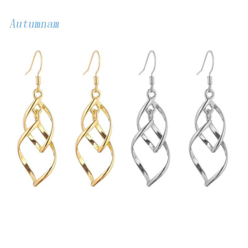 Bông Tai Dáng Dài Hình Vô Cực Phong Cách Boho Cổ Điển Thời Trang Cho Nữ