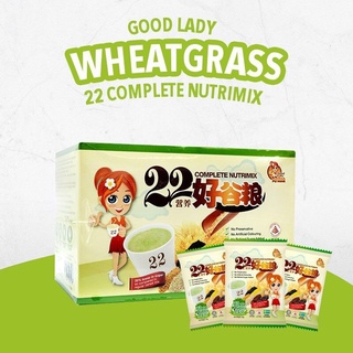 [22 LOẠI HẠT] Bột ngũ cốc dinh dưỡng Singapore 22 Nutrimix Complete Wheat Grass 625g (Mầm lúa mì)