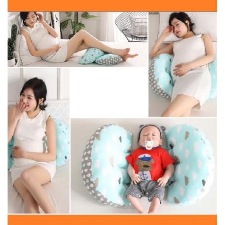 Gối ôm, gối chặn bà bầu. –Nâng đỡ bụng bầu rất êm ái, rất mềm mại – Tựa lưng cho các mẹ bầu đỡ đau mỏi lưng
