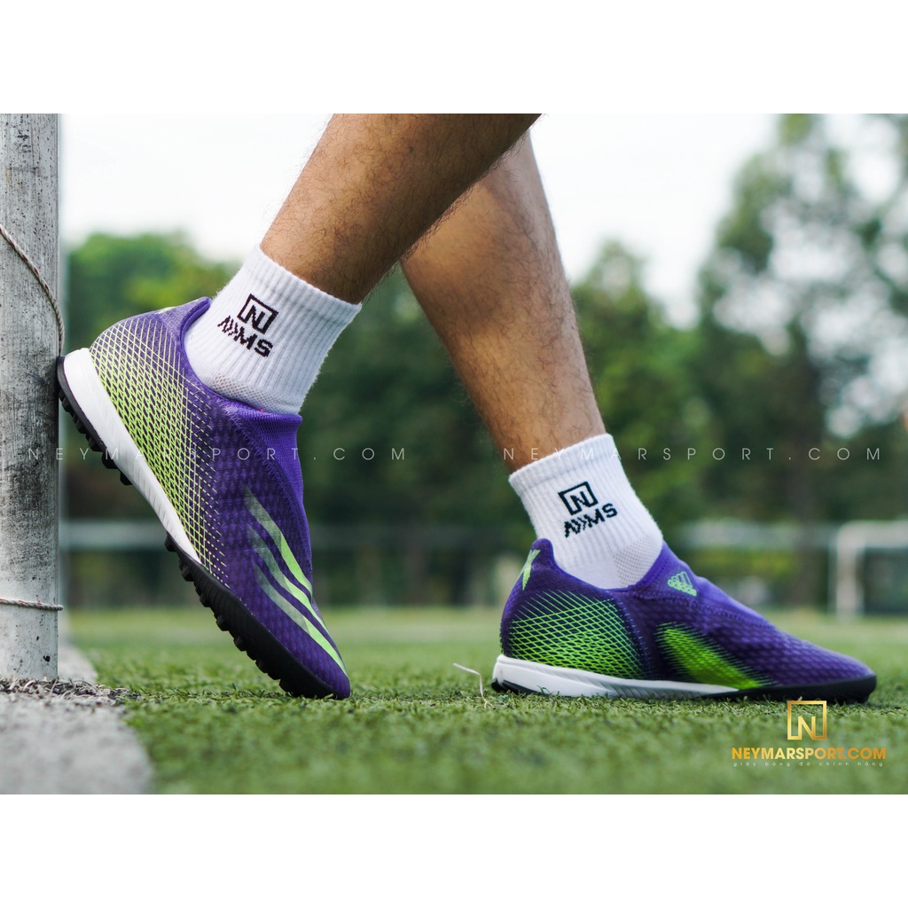 Tất vớ thể thao đá bóng NEYMARSPORT cho nam cổ lửng 95% cotton hàng dệt kim