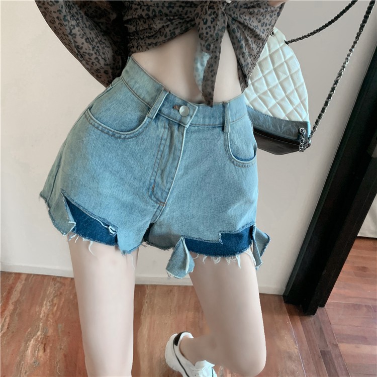Quần Short Denim Thời Trang Mùa Hè Quyến Rũ Cho Nữ