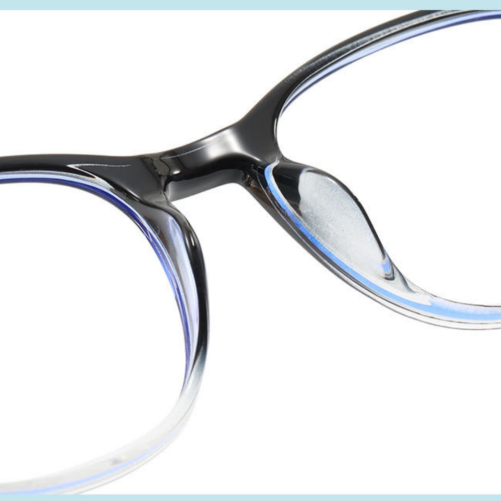 Gọng kính cận nam nữ dáng hình chữ nhật MEMOEYEWEAR hoa văn chrome heart phong cách hàn quốc dễ đeo, màu sắc ombre_CH219