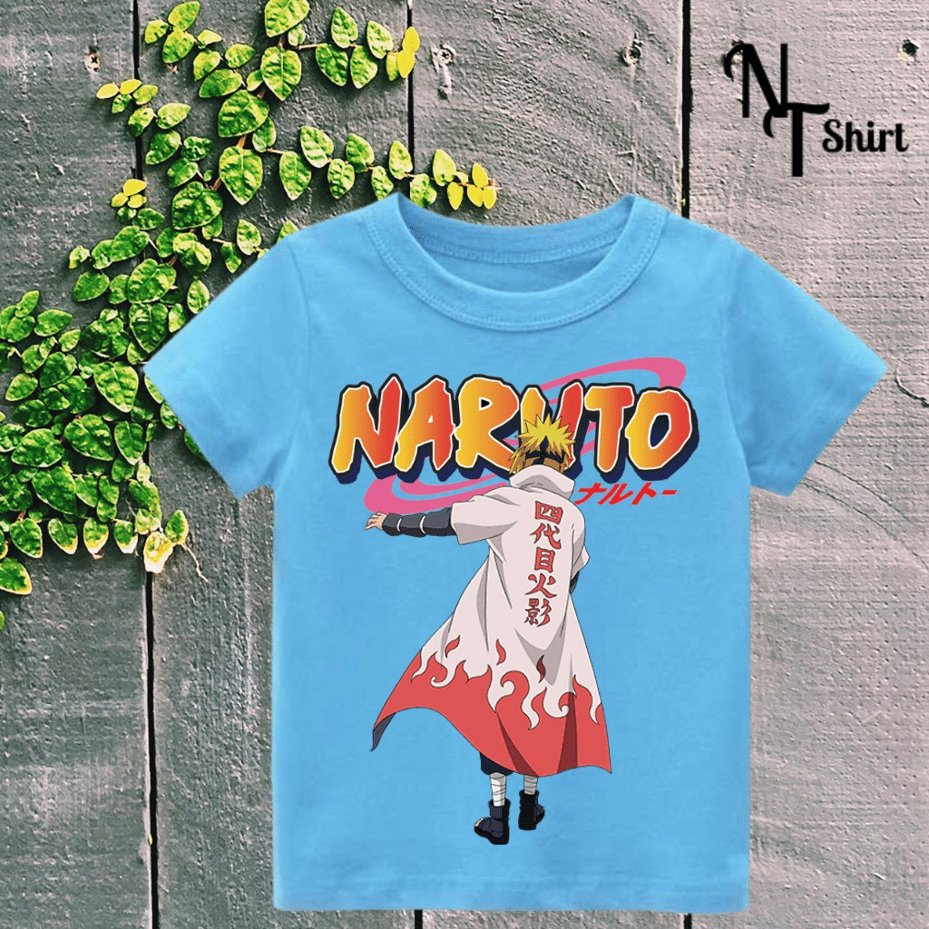 Áo thun bé trai in hình Uchiha itachi, Naruto, Kakashi, Áo cotton xịn mặc mát thoải mái 11