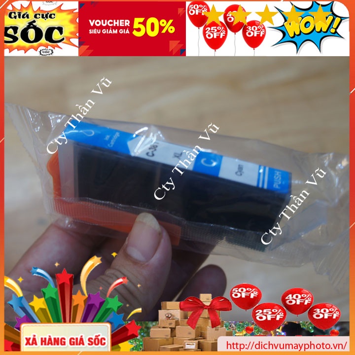 Bộ thỏi mực 380 381 dẫn mực cho máy in màu canon PIXUS TS8330 TS8130 TS8230 TS 8330 8230 hàng chuẩn chất lượng INECO