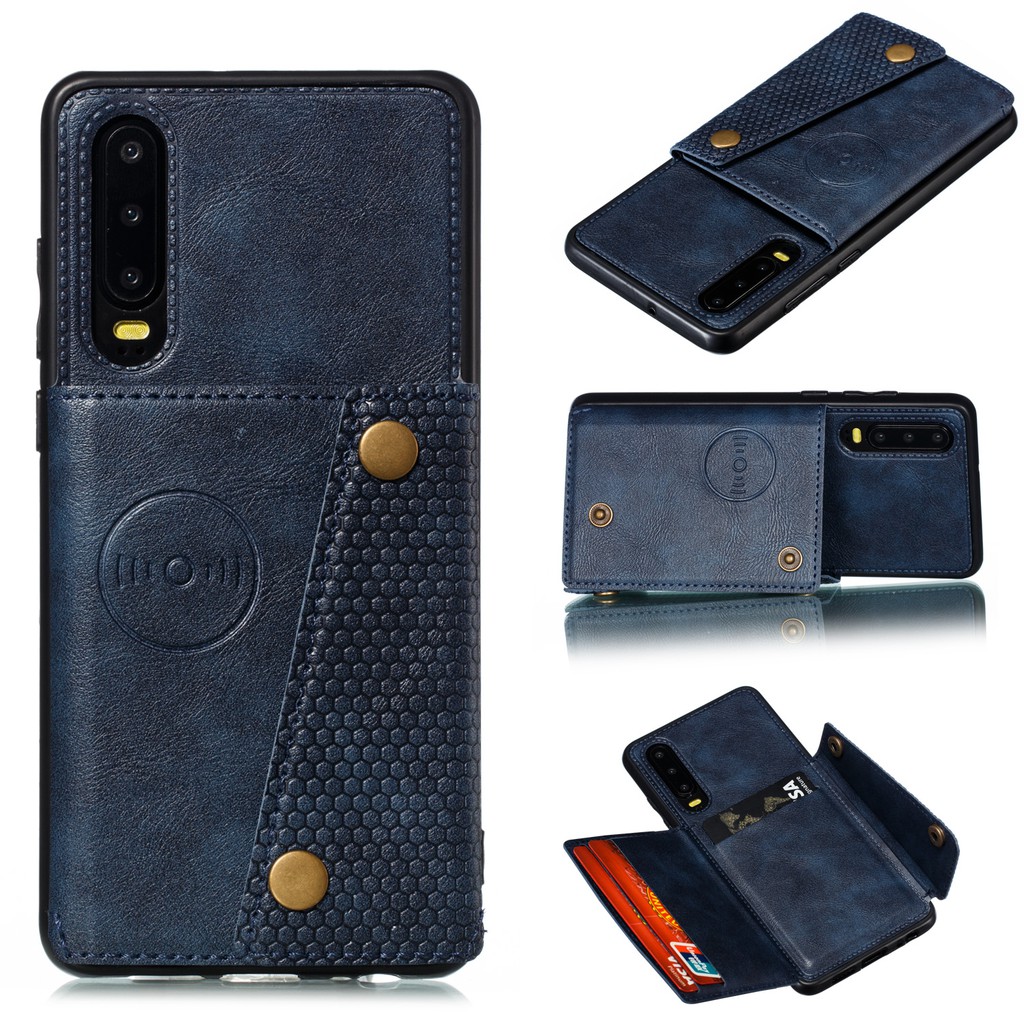 Huawei P20 20lite/nova3e P30 30Pro 30lite Leather + PC Plastic Phone Case