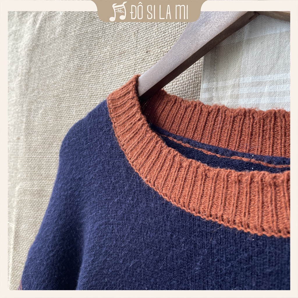 Áo Len Tay Rộng Thổ Cẩm Vintage | Secondhand | Đô Si La Mi | DD46 |