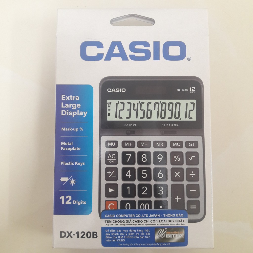 Máy tính Casio DX-120B - máy lớn