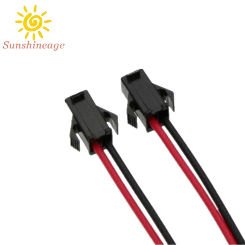 Bộ 10 đầu cáp nối PVC 24AWG 2 chân 2P 10 cm 2.54mm màu đỏ / đen bền bỉ đa năng chuyên nghiệp
