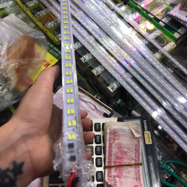 Led thanh điện 220v 5730 2 hàng bóng dài 1m