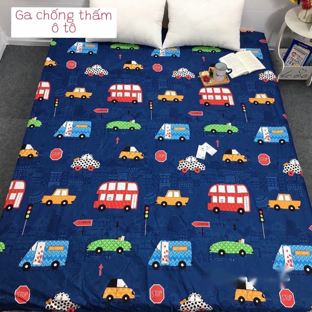 Ga chống thấm Cotton, Drap chống nước loại dày dặn siêu chống thấm cho bé yêu, người cao tuổi