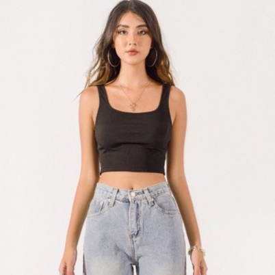 Áo ba lỗ croptop tanktop áo thun dáng ngắn Mia Ritta A2062 Feedback KH