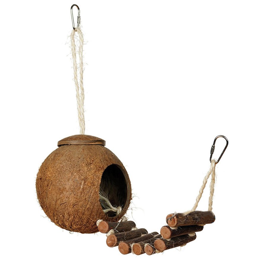 Vỏ dừa tự nhiên Chim làm tổ Nhà vật nuôi Vẹt đuôi dài Chim sẻ Chim sẻ Lồng