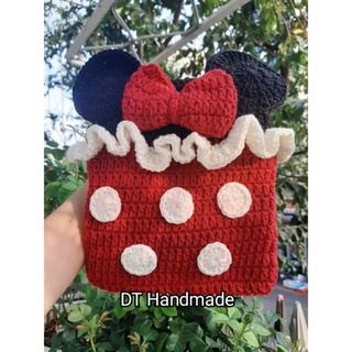 Túi len đeo chéo chuột Mickey