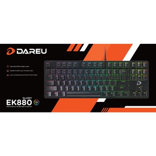 Bàn phím cơ dareu ek880 rgb - hàng chính hãng