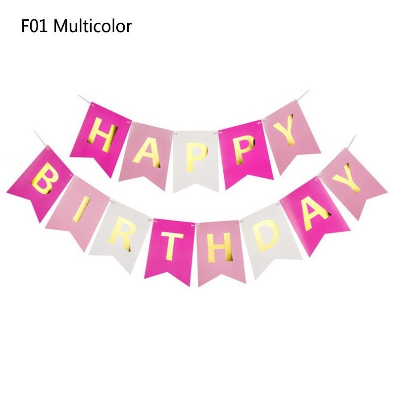 Dây Treo Chữ Happy Birthday Trang Trí Tiệc Sinh Nhật Cho Bé