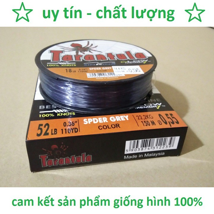 Cước Câu Tarantula 150m Chính Hãng Châu Âu