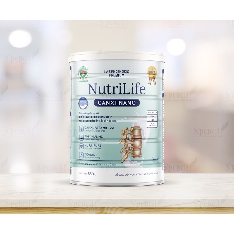 Sữa Nutrilife Canxi Nano 900gram