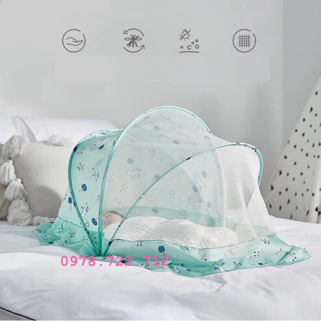 MÀN CHỤP CHỐNG MUỖI CỦA BÉ