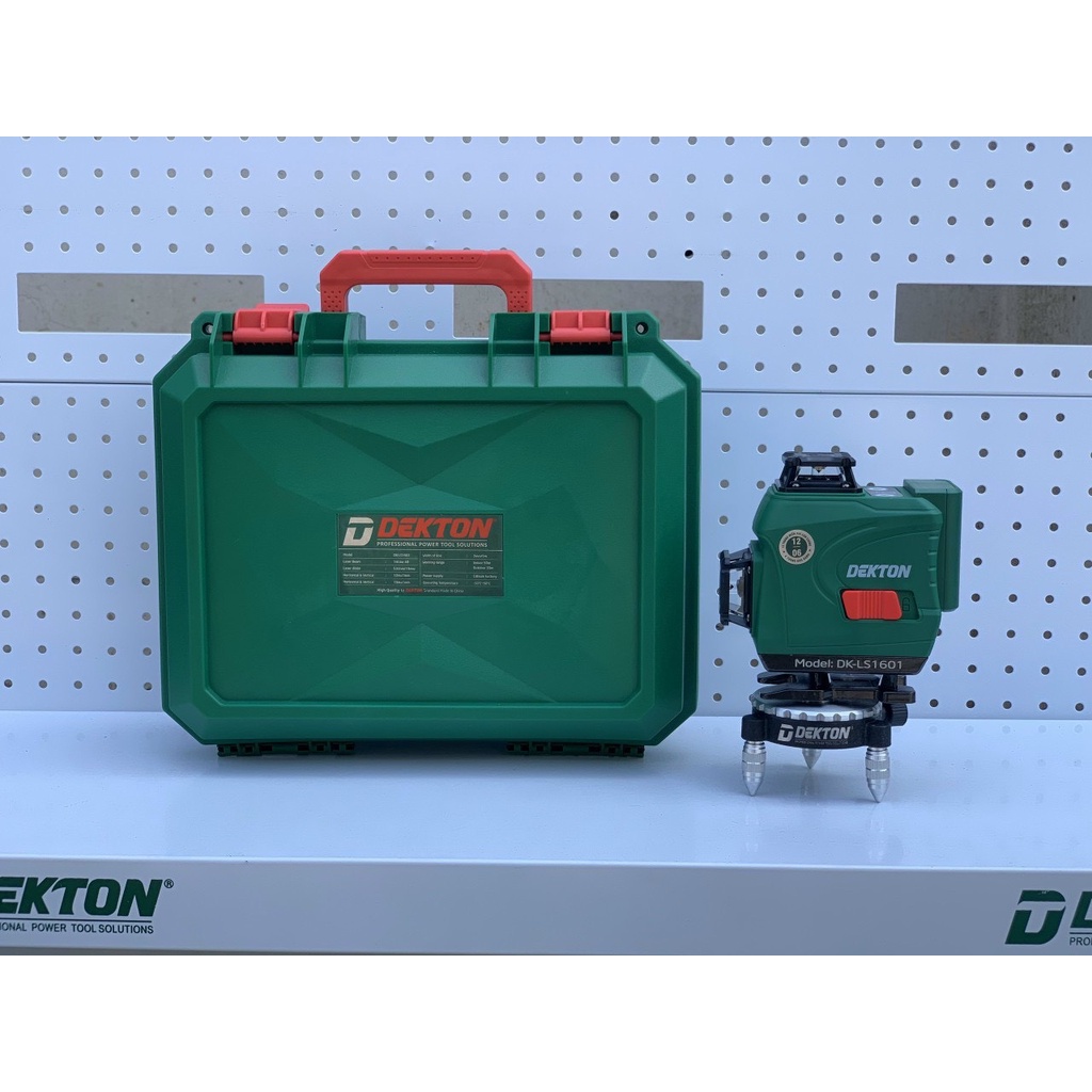 Máy Bắn Cốt - Cân Mực - Cân Bằng laser Dekton / DK - LS1601 / 16 Tia Xanh - 2PIN - Remote - Bóng Led Siêu Sáng