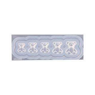 Khuôn Gấu Silicon-Gấu Nail