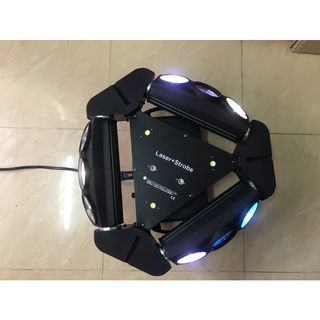 Đèn moving 9 mắt có laser và chớp mới nhất