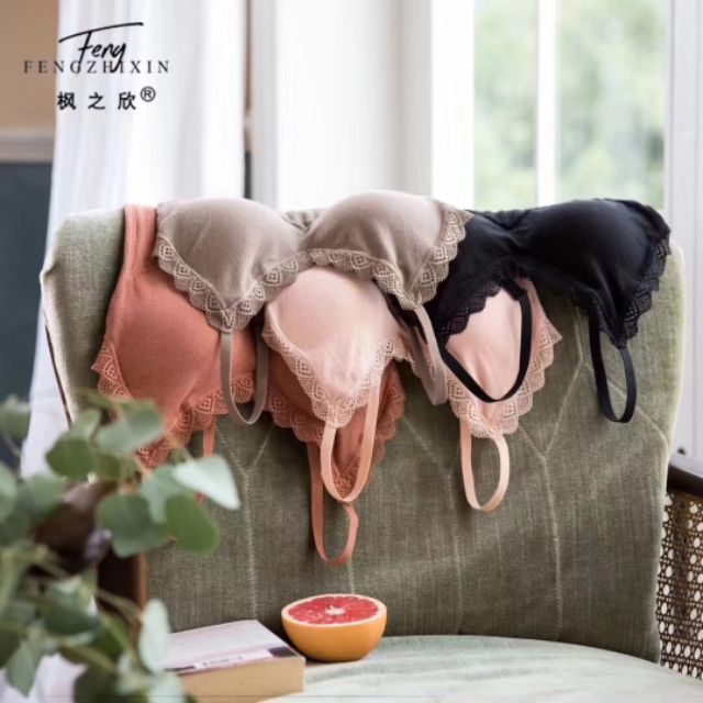 Áo bra cotton tăm 2 dây dáng dài 3328 điệu đà cho bạn nữ mặc mùa thu