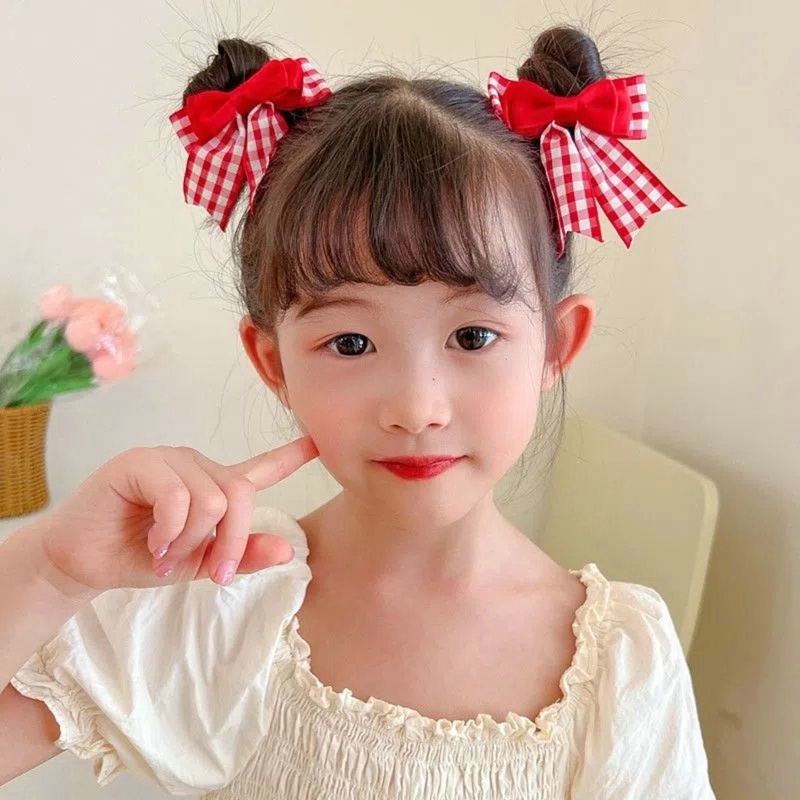 Kẹp Tóc Đính Nơ Xinh Xắn Dành Cho Nữ