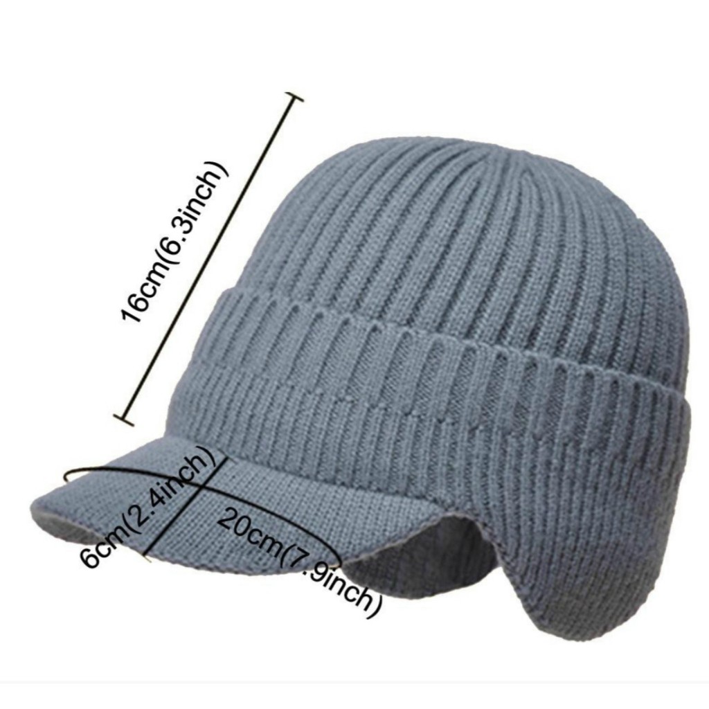 Mũ Len Golf Nam lưỡi trai chất len dày dặn ấm áp thời trang thể thao golf ML012