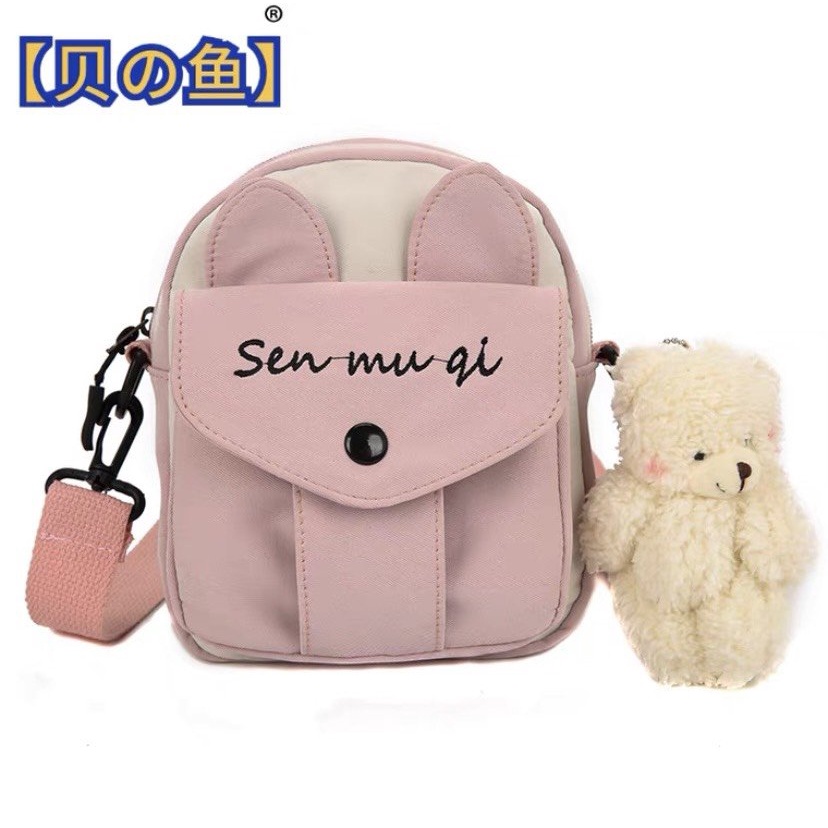 Túi đeo chéo nữ Túi đeo vai nữ mini vải canvas,đi chơi,cute,cá tính,đẹp,hàn quốc,đi tiệc,cute