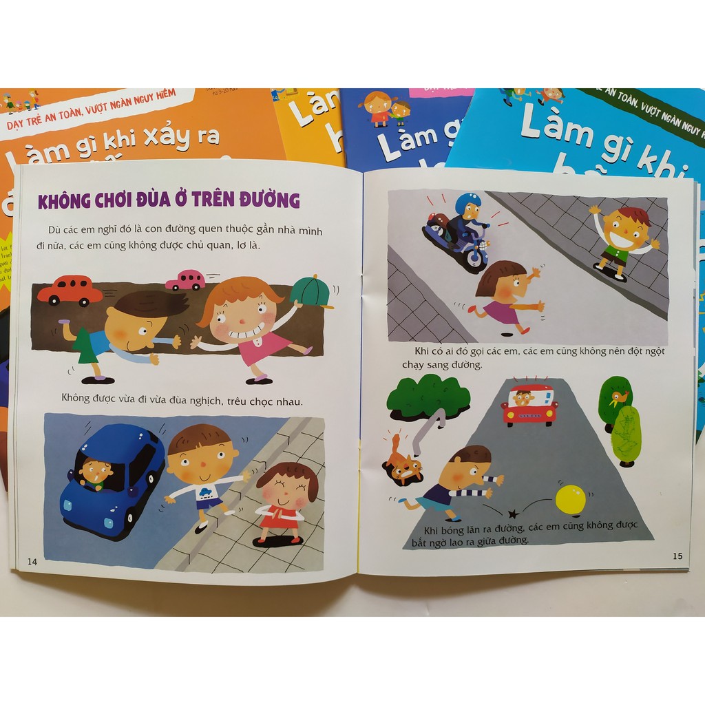 Sách -  Dạy Trẻ An Toàn, Vượt Ngàn Nguy Hiểm - Combo 5 Cuốn | BigBuy360 - bigbuy360.vn
