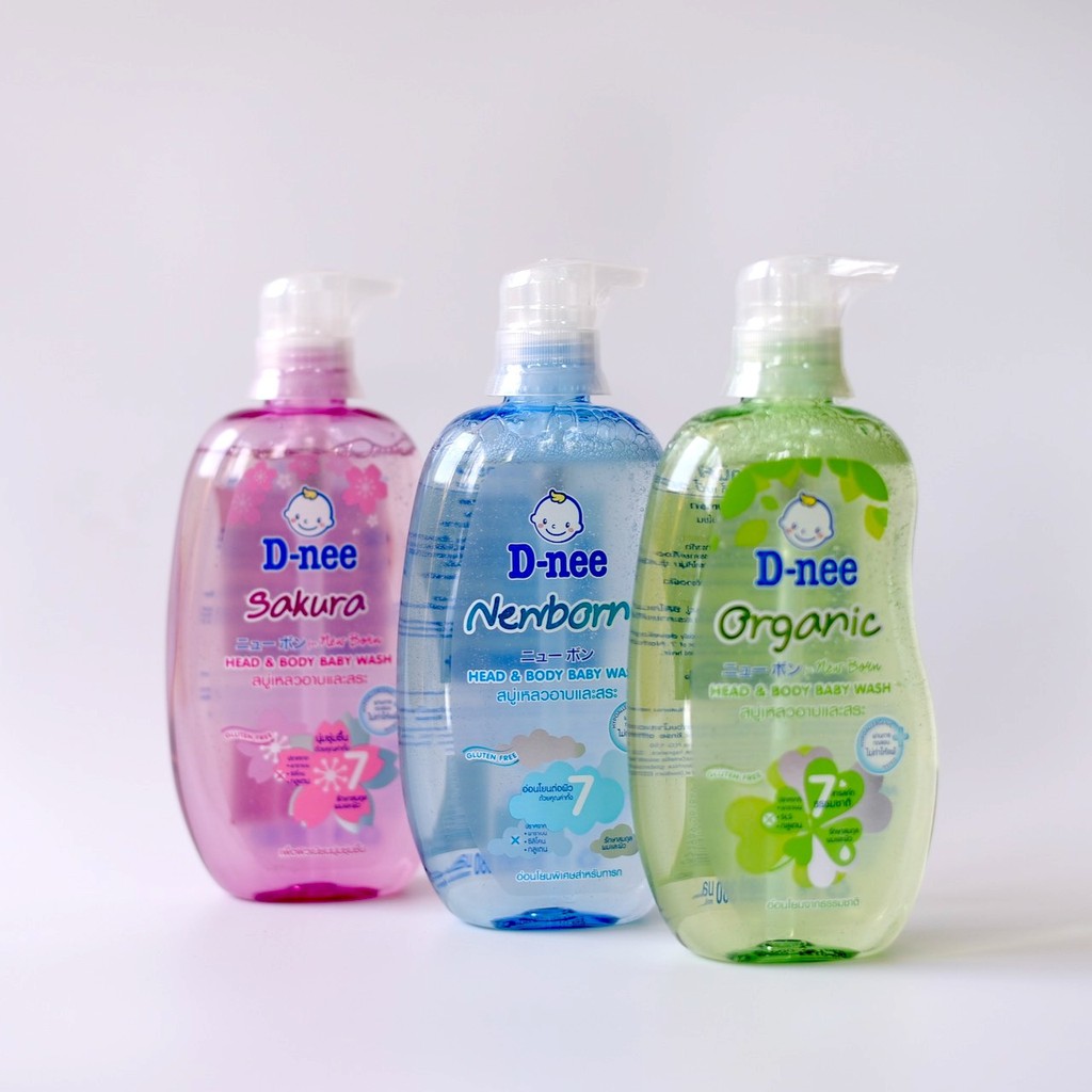 Tắm gội toàn thân Dnee Pure 380ml cho bé dưới 3 tuổi