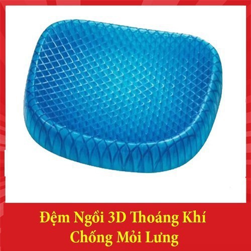 Đệm ngồi 3D thoáng khí chống đau mỏi Egg sister_Thoáng Khí Tuần Hoàn Máu, Tiện Lợi - Chống Đau Mỏi Lưng