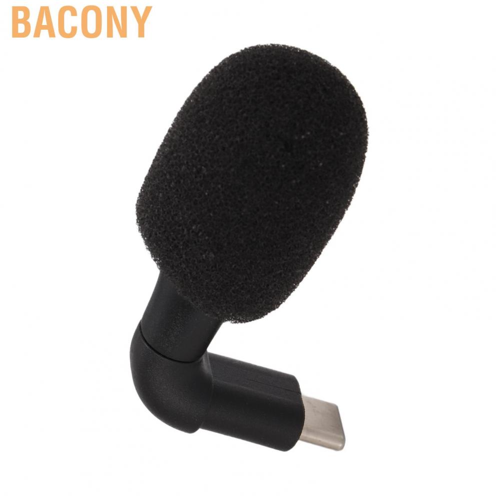 Bacony Type C Plug Smartphone Video Mini Microphone Mobile Phone And Play Mic