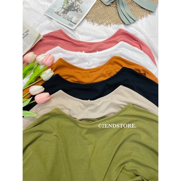 2END Áo thun cotton giấy